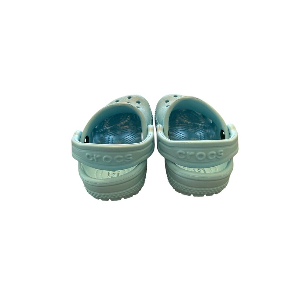 Crocs Unisex Kids Blue Classic Clog Size 4 - Picture 8 of 8